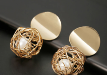 Wonderful Hanging Ball Plushy Drop Earrings For Women and Girls