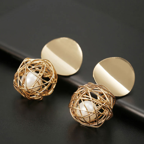 Wonderful Hanging Ball Plushy Drop Earrings For Women and Girls