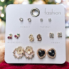 Anti Tarnish Premium Quality Set of 7 Studs Combo