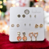 Anti Tarnish Premium Quality Set of 7 Studs Combo
