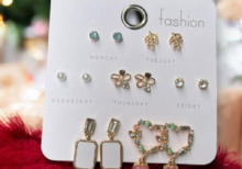 Anti Tarnish Premium Quality Set of 7 Studs Combo