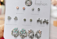 Anti Tarnish Premium Quality Set of 7 Studs Combo