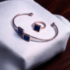Rose Gold Kids Bracelet with Finger Rings