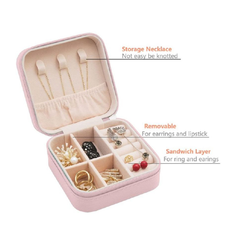 Jewelry Organizer Box - (Pink) - Image 3